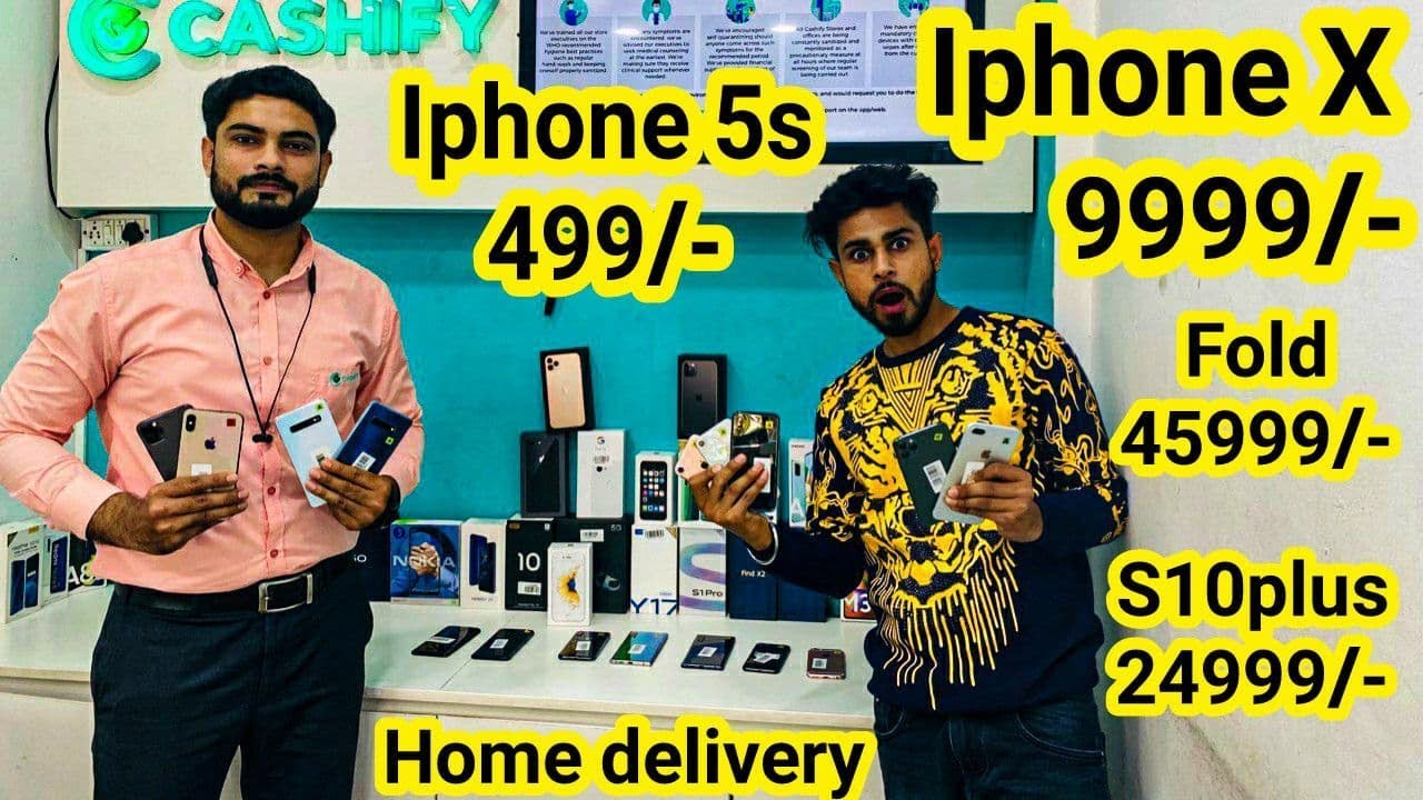 Cashify Deal Iphone 5s 499/- | Iphone X 9999/- | S10 plus 25k Second hand iphone in delhi