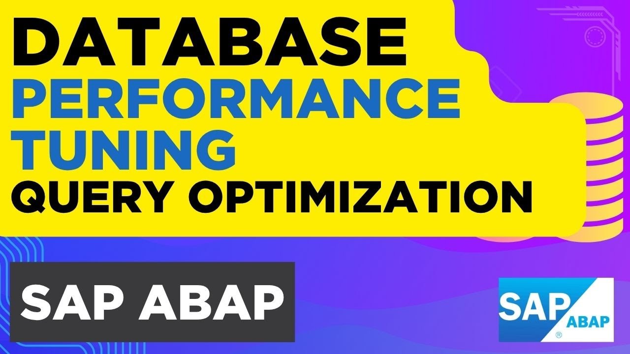 15 - Performance Tuning in SAP ABAP | Query optimization in SAP ABAP | Performance optimization