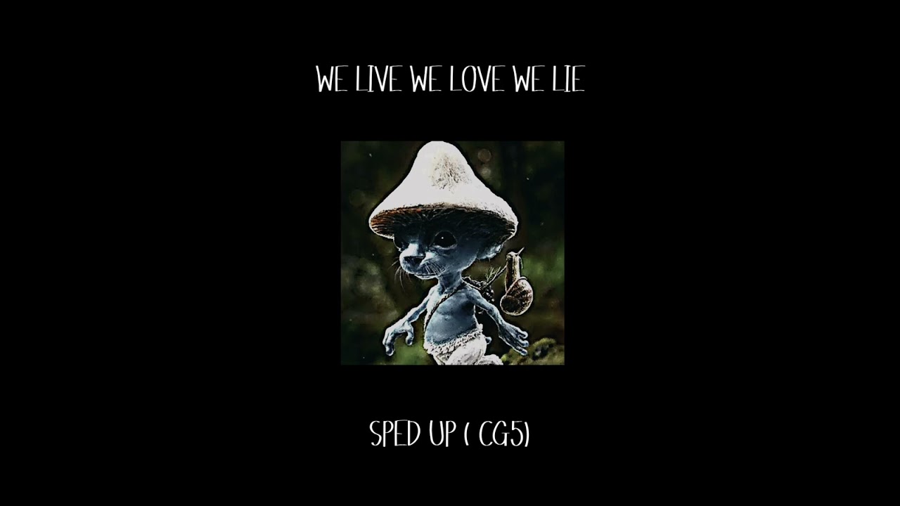 We live We Love We Lie (Smurf Cat) - CG5 (sped up)/ Shailushai
