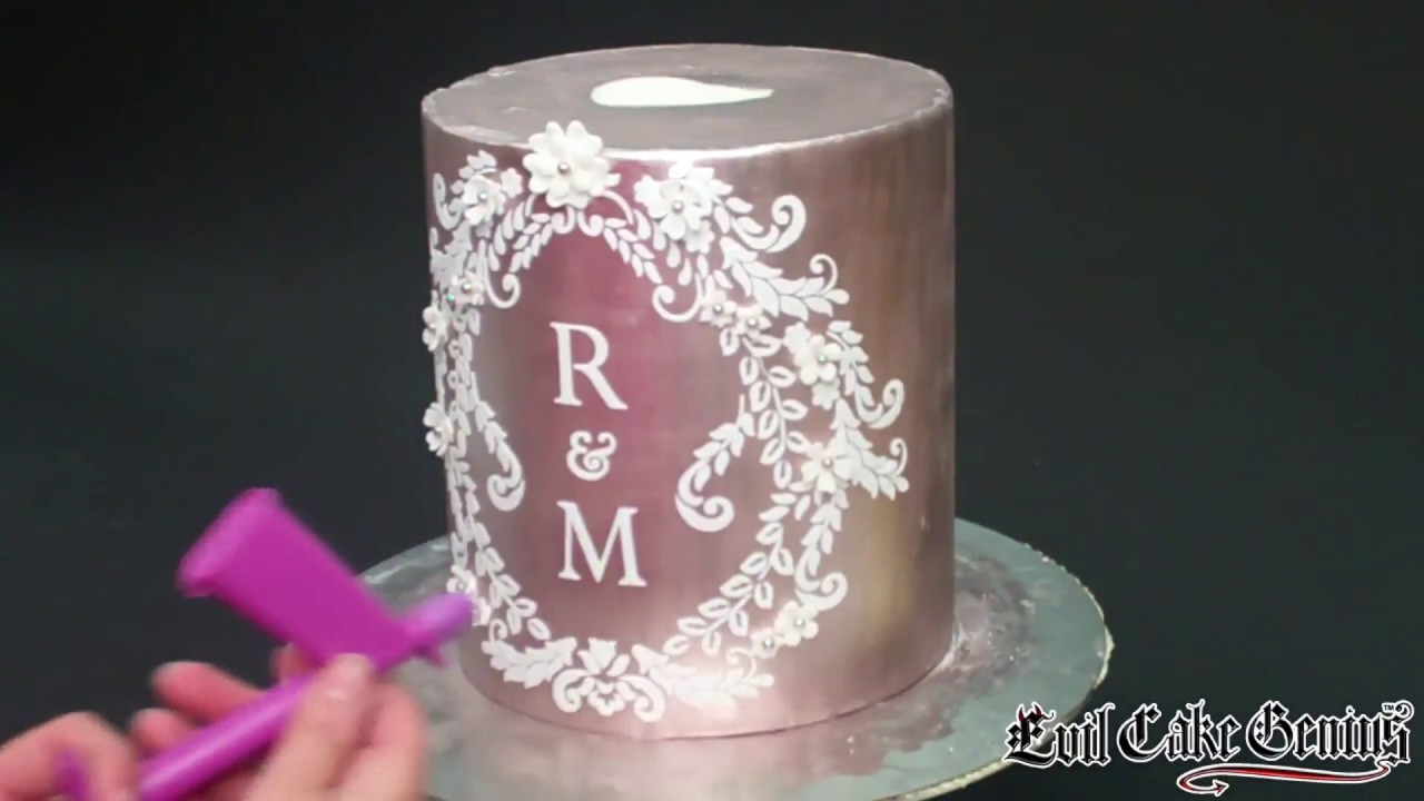 Mix & Match Monogram Cake Stencils