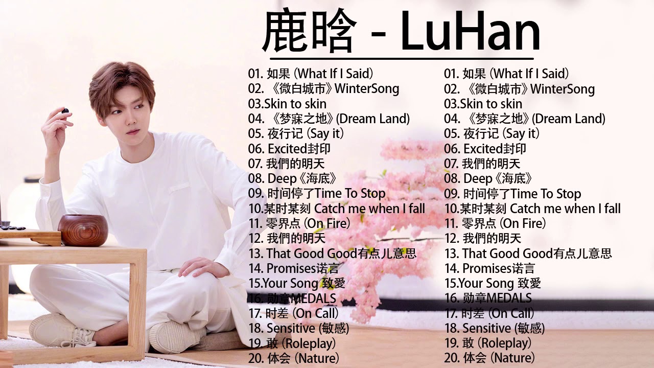 鹿晗 LuHan | 鹿晗 歌曲合集 2021 | Best Songs Of LuHan  2021 | 2021 流行 歌曲 鹿晗  | 2021 流行 歌曲 排行 榜/起風了 6