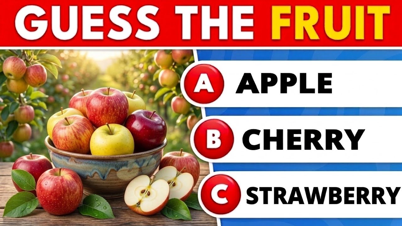 Guess 50 Fruits From The Picture 🍎🤔 | Fruits Name Quiz | Picture Quiz | Spino Quiz
