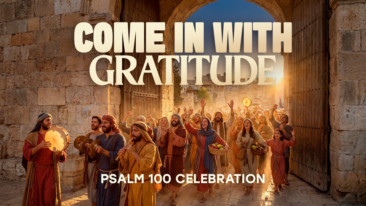 SHOUT FOR JOY All the Earth | Psalm 100 Ancient Hebrew Thanksgiving Celebration