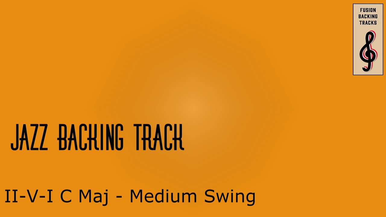 Jazz Backing Track for BASS | II V I | C major (No Bass)