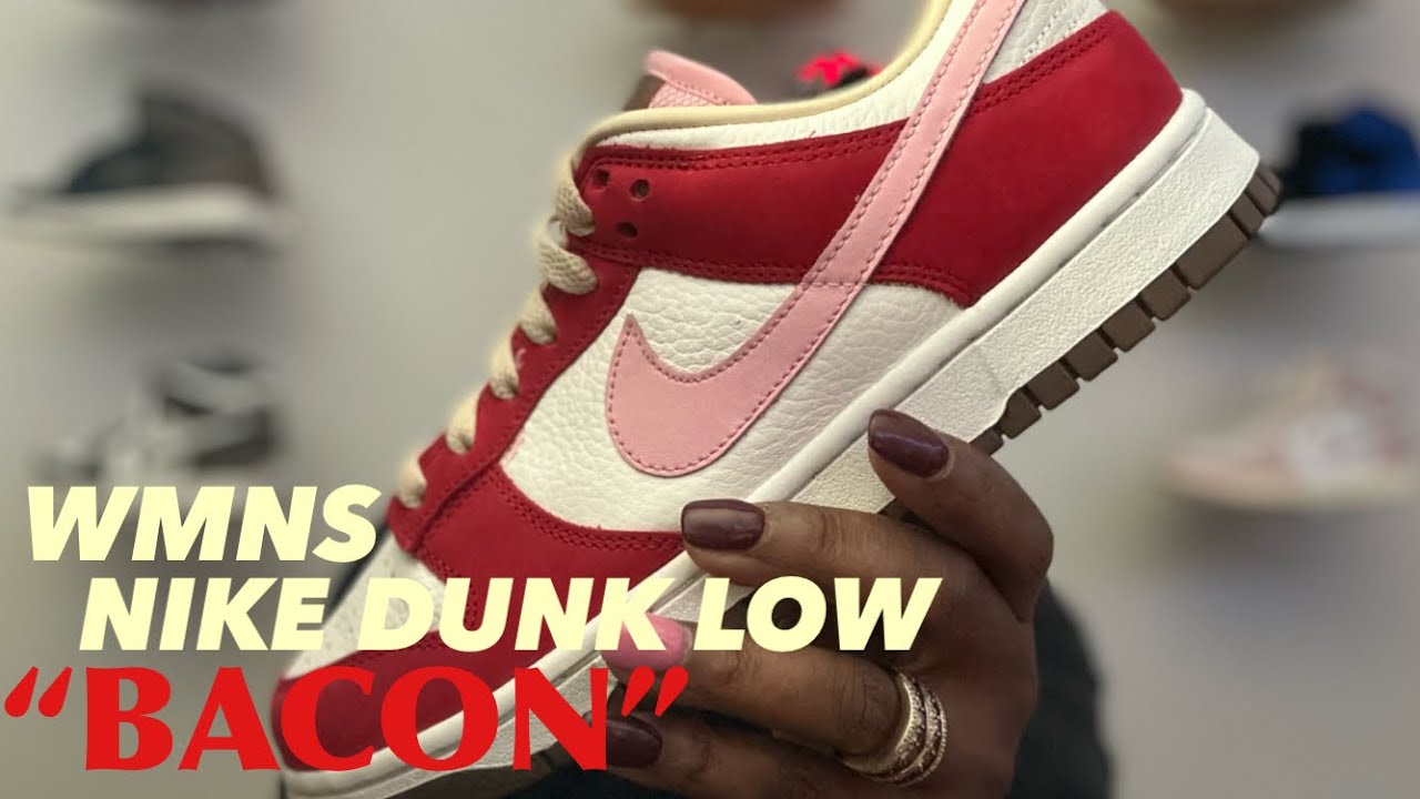 These Premium Womens Nike Dunk Low Bacon Are Worth The Cop! Get Them Before They're Gone!