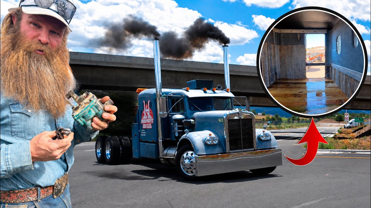 Я обновил интерьер 60-летнего Kenworth, использовав 100-летнюю древесину!