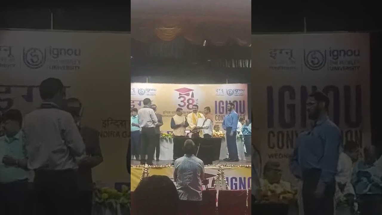 ignou 38th convocation! #shorts #yt shorts #ignou convocation