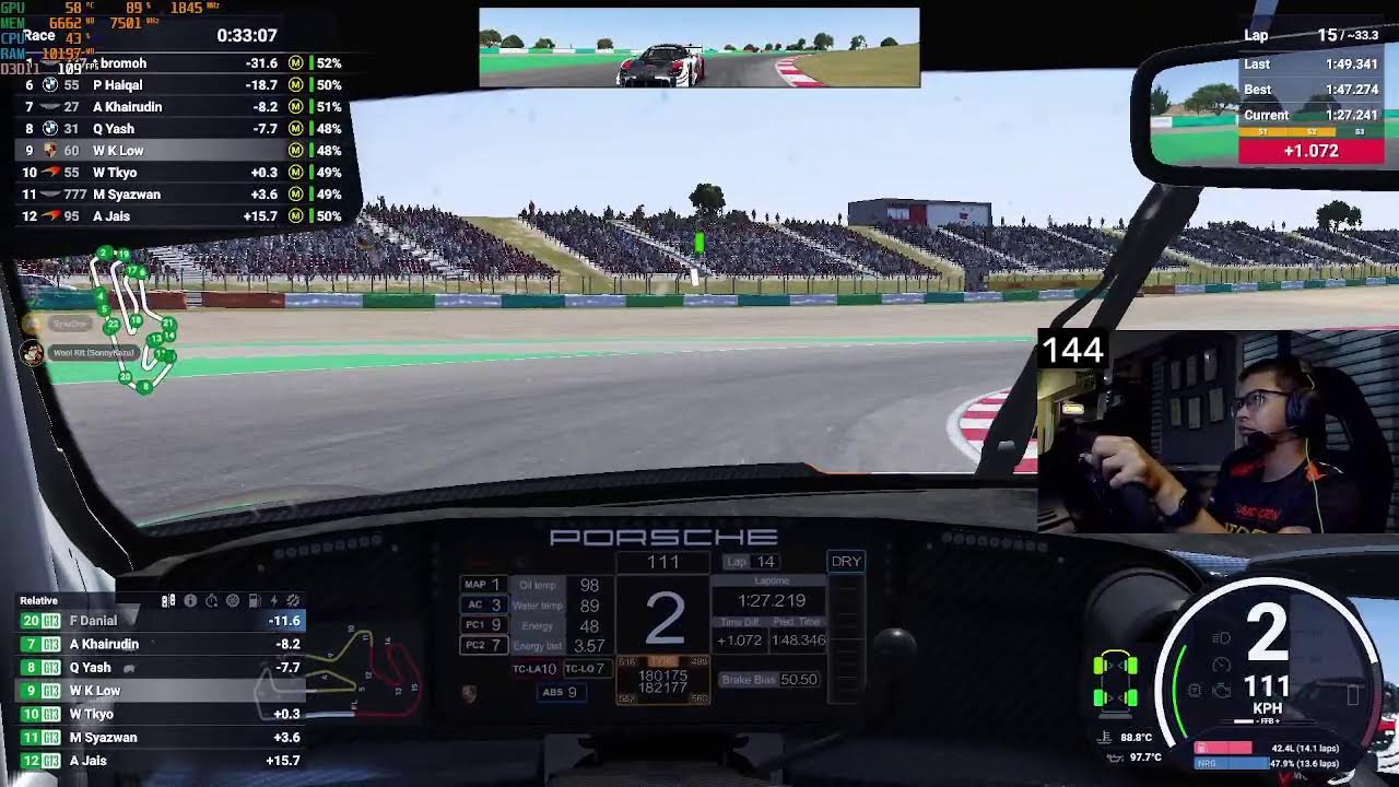 LIVE : LMU Hand Shake Malaysia GT3 Round 2