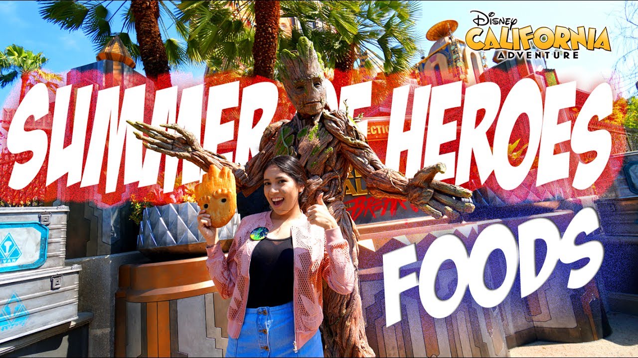 Summer of Heroes Foods at Disney California Adventure!
