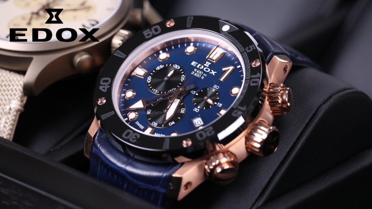 Краткий обзор швейцарских часов EDOX CO-1 Quartz Chronograph 10242 TINR BUIRN