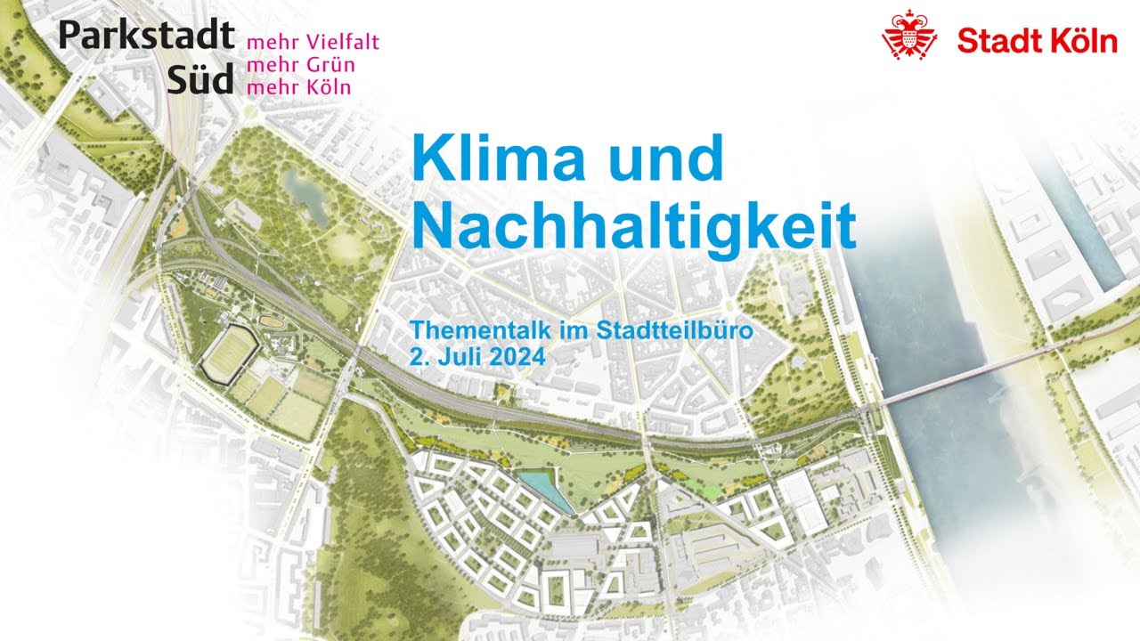 Thementalk  Parkstadt S&uuml;d - Klima und Nachhaltigkeit