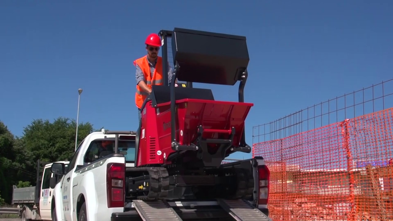 Minidumper HS701 extra high-tip and self-loading dumper bed