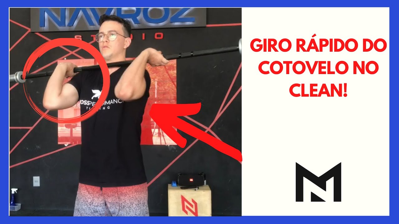 Como girar rápido o cotovelo no Clean? (rack position) | Navarro Responde