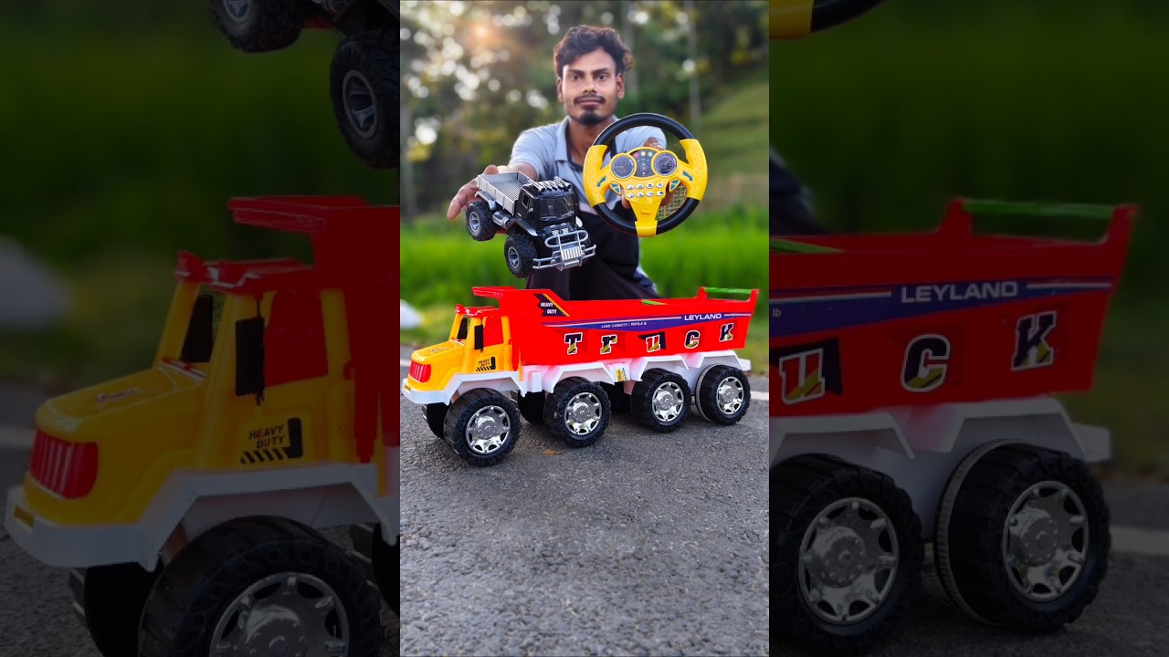 My Biggest Rc Tata Truck unboxing | homemade punjabi truck #shortsfeed