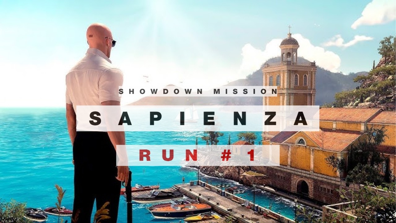 Timed SASO 100% showdown mission in SAPIENZA (from HITMAN Freelance Run #10)