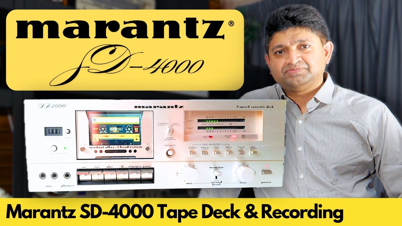 Marantz SD-4000 Tape Deck & Recording | කැසට් පටයේ වංශ කථාව 4 | Chamila Ranaweera