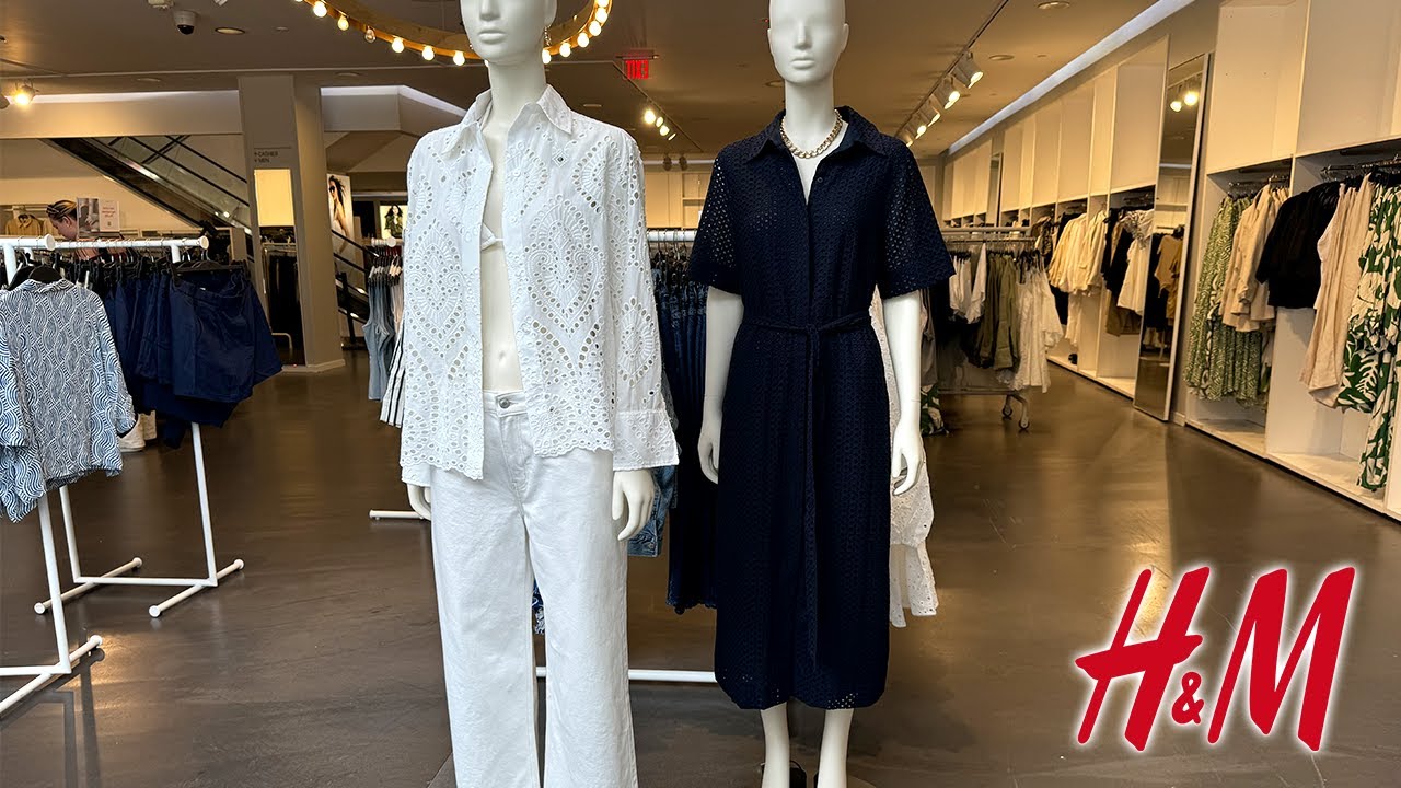 H&M NEW SUMMER 2024 COLLECTION 🦋 EYELET DRESSES & MORE