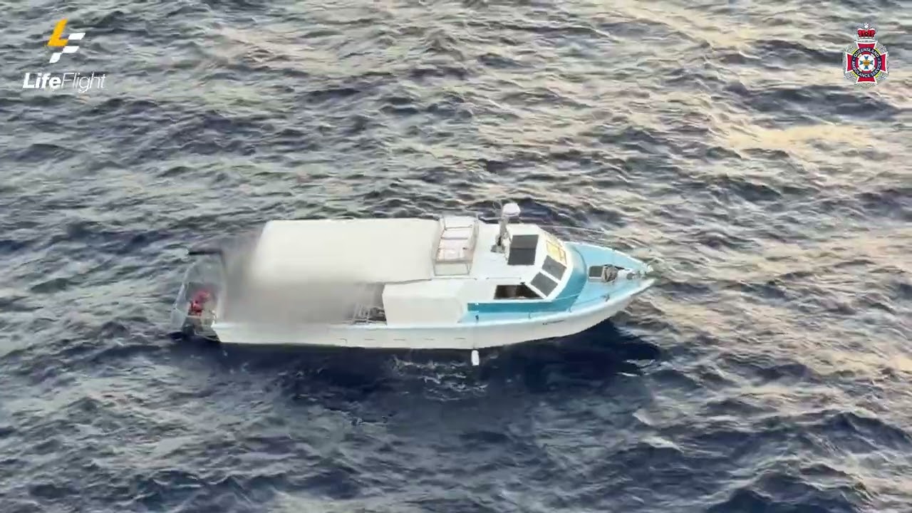 5 Fishermen Rescued From Sinking Trawler