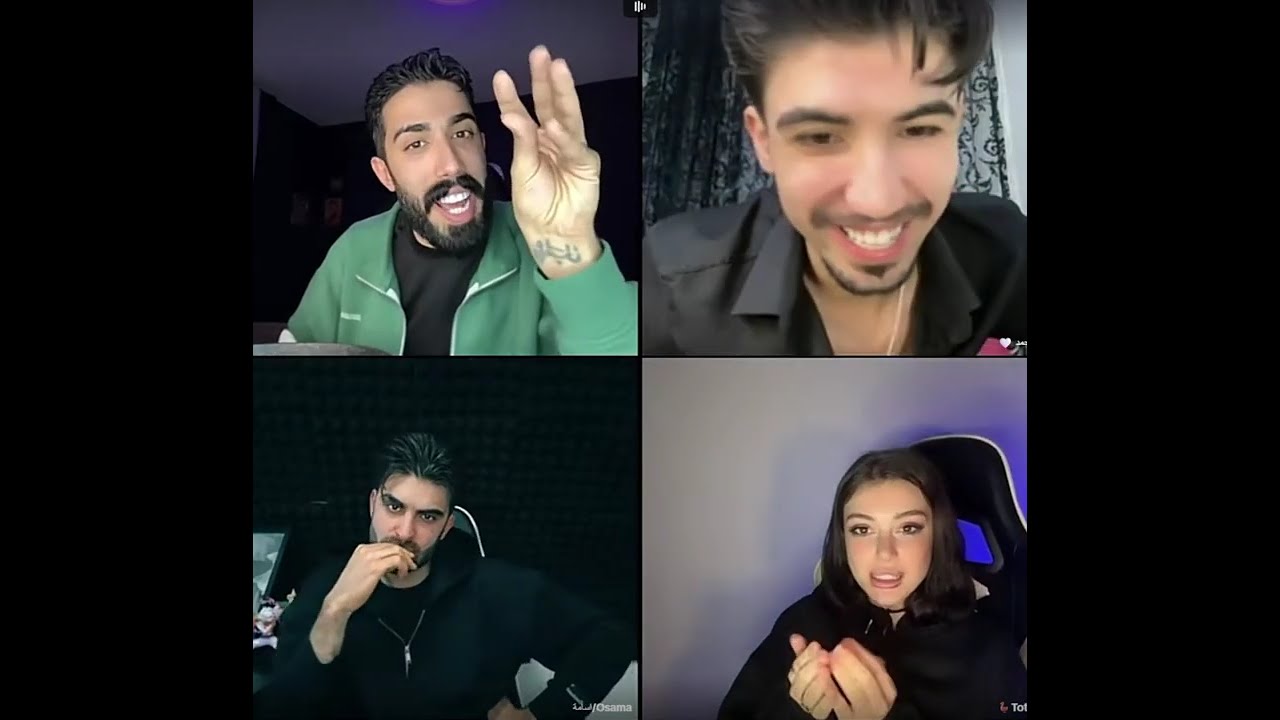 طارق رباعي مع محمد واسامة وتوته كلو حمااااس واحكام سلخ اضحك من قلبك