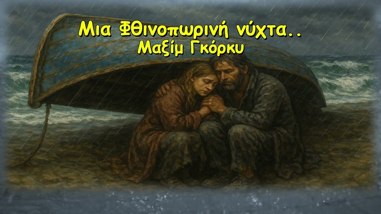 Μια Φθινοπωρινή Νύχτα.. Μαξίμ Γκόρκυ.. Διήγημα.. Logo-texnis Geo Stavrianea..
