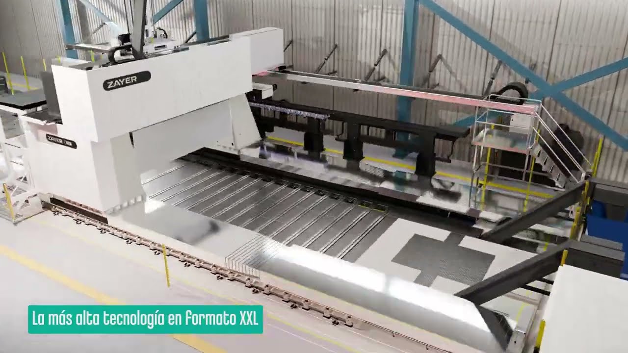 Nueva Fresadora Puente Móvil de 5 ejes continuos @zayersa Thera 18000
