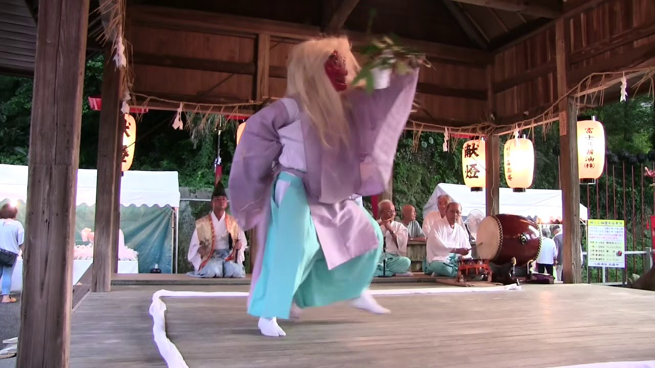 臼杵祇園まつり2018　三輪流臼杵神楽『反閇』