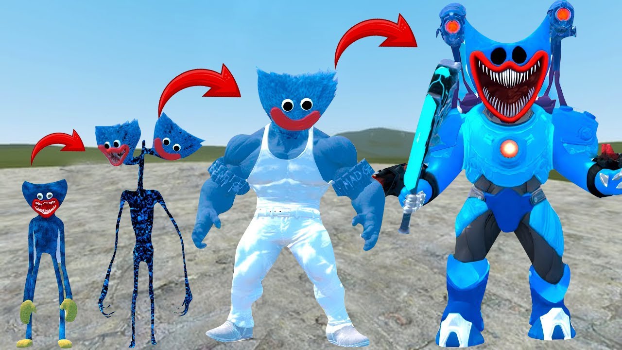EVOLUTION OF NEW RANDYCOON FORGOTTEN SMILING CRITTERS POPPY PLAYTIME CHAPTER 3 In Garry's Mod