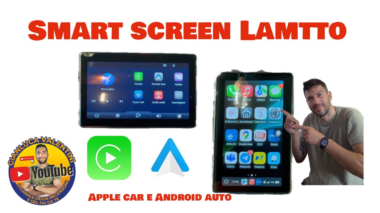 Installare Car play con schermo LAMTTO