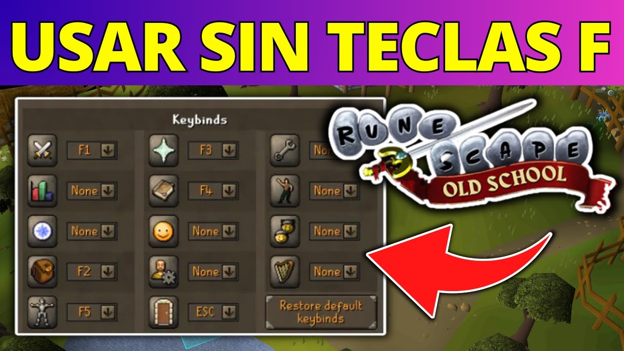 Cómo Usar Atajos De Teclas F En OSRS Si No Las Tienes En El Teclado
