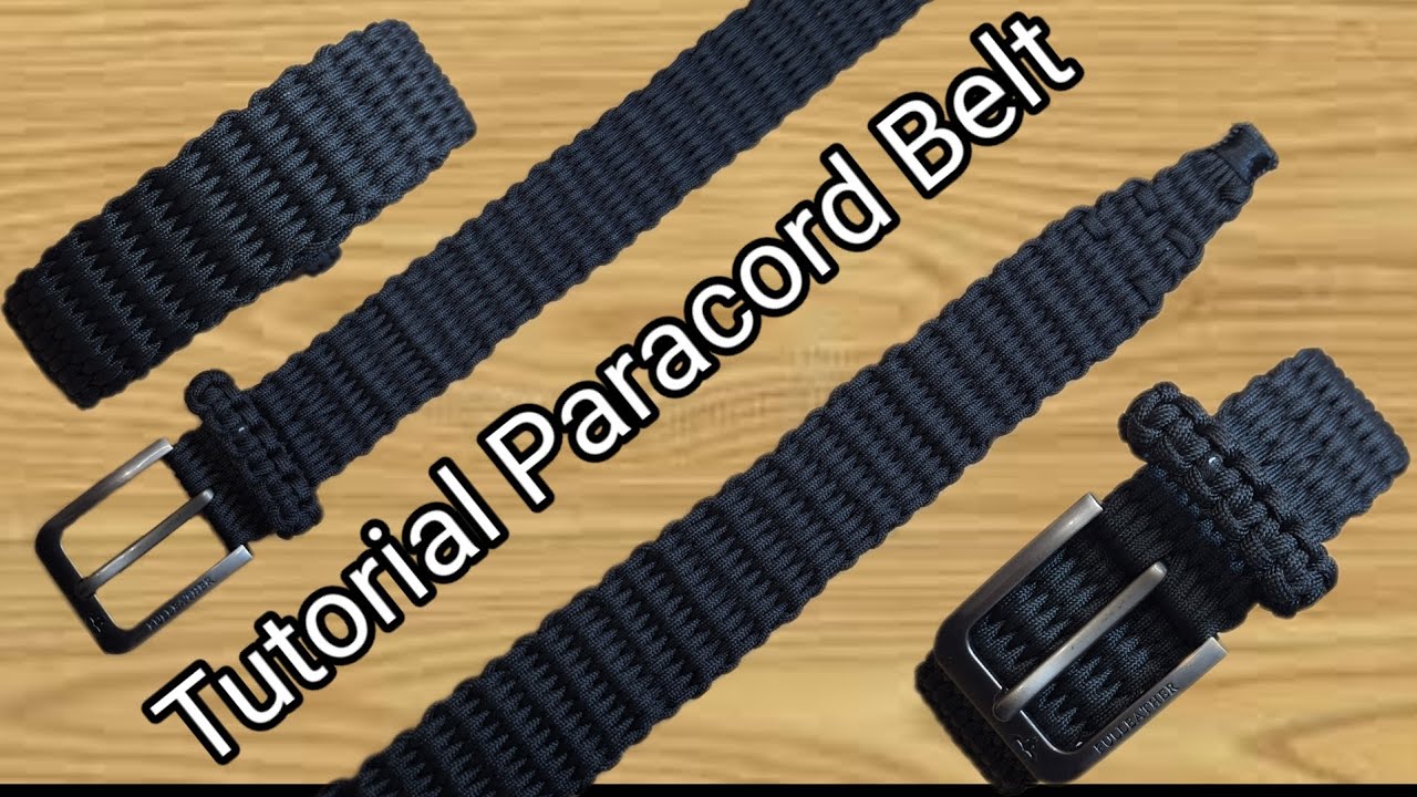 How to make Paracord belt for men and women.