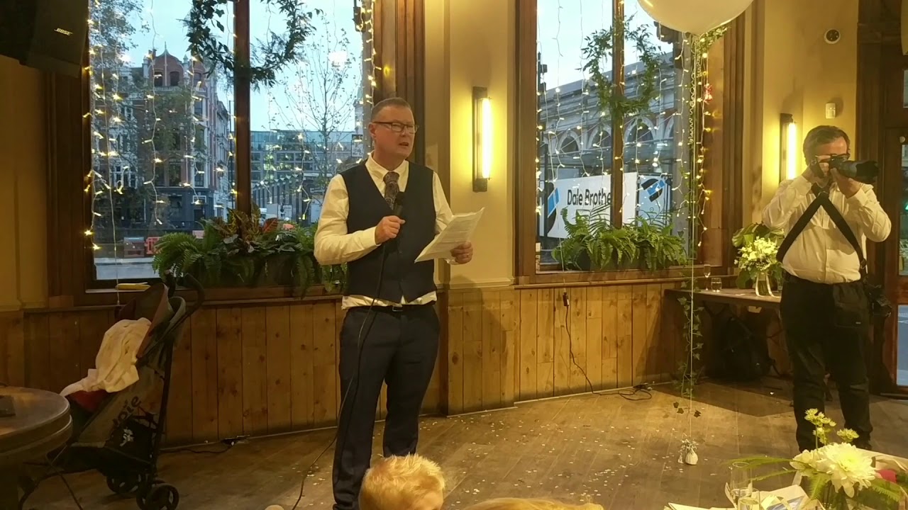 Nervous father of the bride speech
