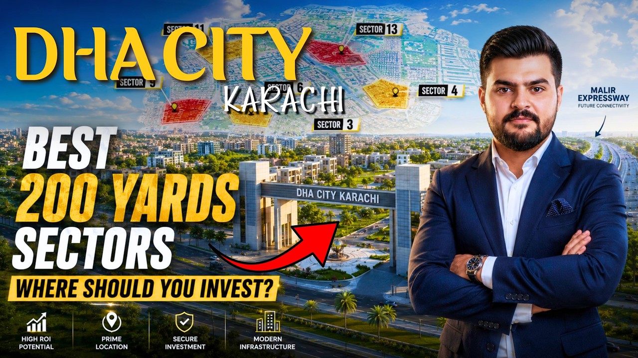 DHA City Karachi Best 200 Yards Sectors for Investment 2026 | Top Sectors for Future Return