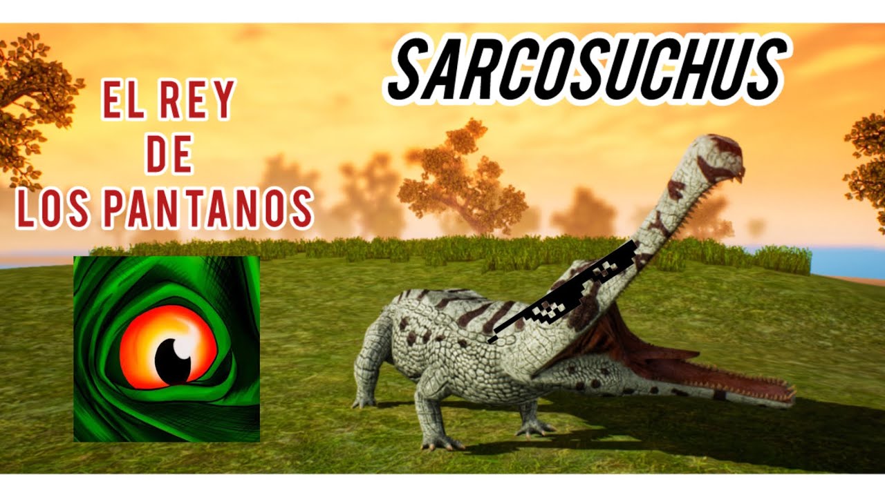SARCOSUCHUS:el dino más peligroso del pantano 🫨(THE CURSED ISLE🤩🦖🔥)