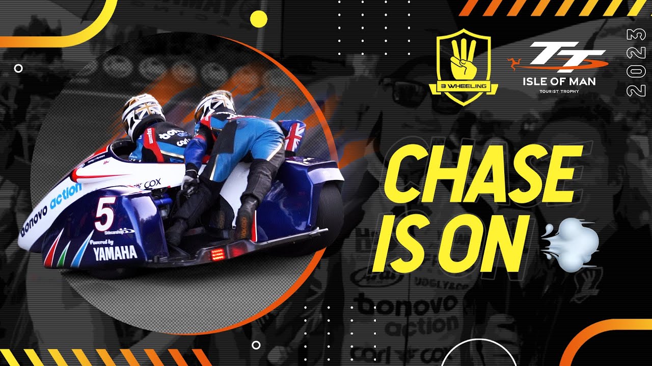 CHASE IS ON 💨 Top Contenders Tim Reeves & Mark Wilkes are on the run at the 2023 TT 🇮🇲