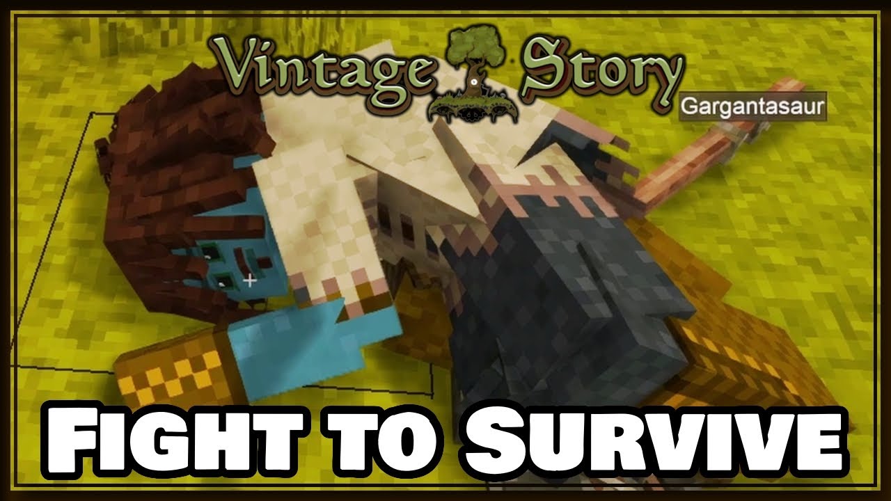 Fight to Survive! Kudamas and Gargantasaur Play Vintage Story EP.2