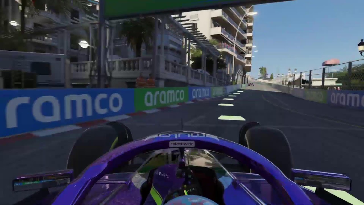 F1 25 PS5 - 25% Monaco Grand Prix (No HUD 4K/60FPS)