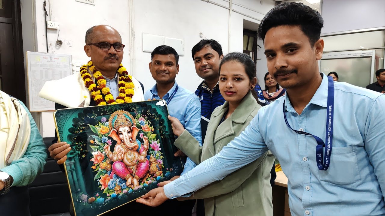 अवर सचिव( श्री चंदेश्वर प्रसाद राम, एवं श्री रंजय कुमार पांडे) कार्यालय परिचारी आज सेवानिवृत हुए
