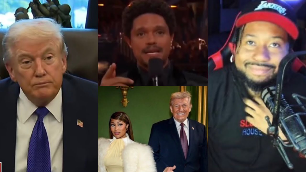 45 ain’t playing! Akademiks reacts to Donald Trump going off on Trevor Noah after his Grammy Jokes!