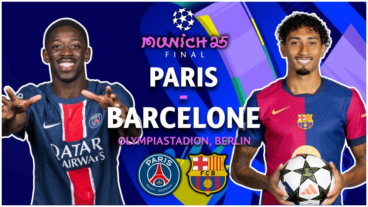 ⚽ LEWANDOWSKI VS KVARA : UN DUEL POUR LA GLOIRE – FINALE LIGUE DES CHAMPIONS (BARÇA VS PSG) 🔥🏆🇩🇪