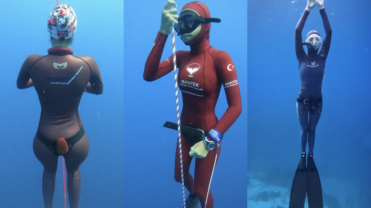 Beauties in Wetsuits Freediving Review #32