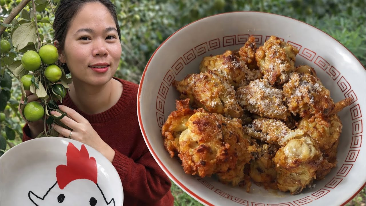 Gà rang muối nhà làm hương vị xịn đét chuẩn 5 sao của bà 