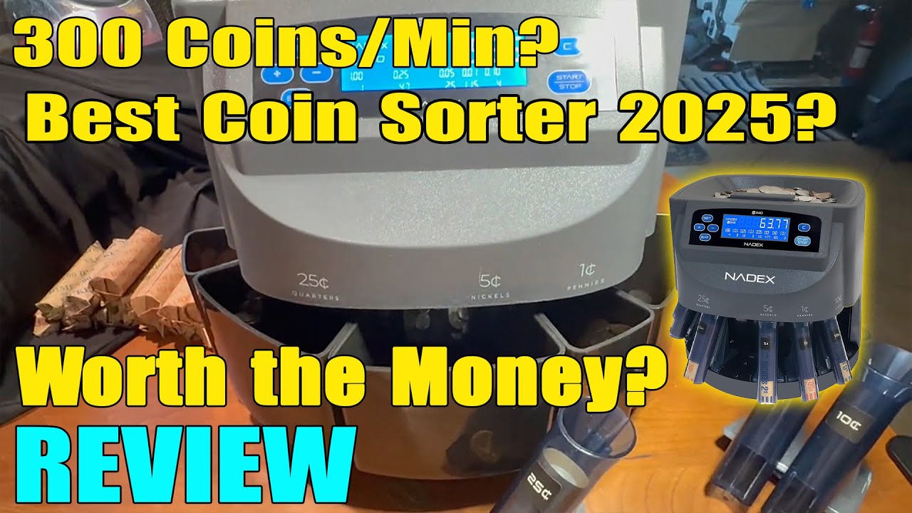 Nadex S540 Pro Coin Counter Review | Best Coin Sorter & Wrapper 2025?
