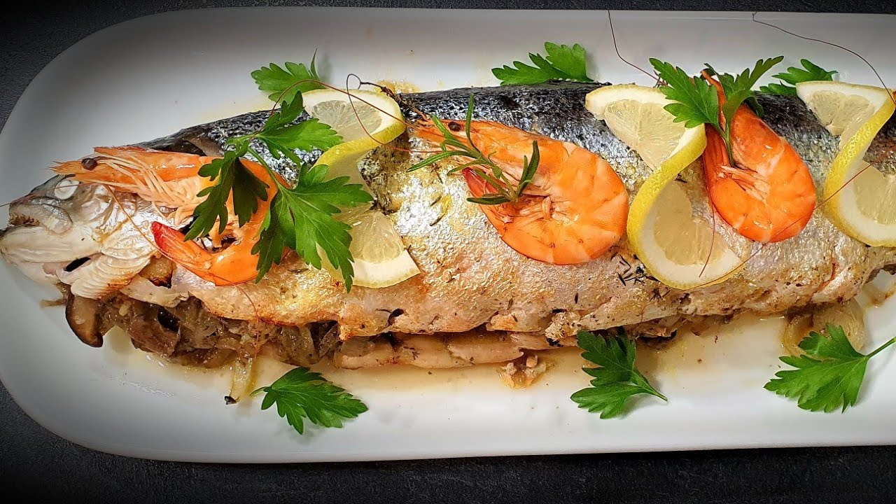 Saumon farci aux champignons sauce au lait de coco riz au safran | recette rapide et simple