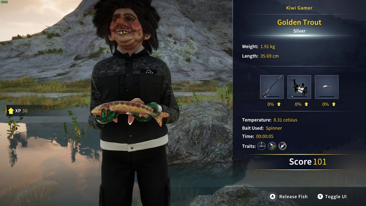 Call Of The Wild The Angler Emerald  Plateau Fishing Challenge Bronze 2 Golden Trout