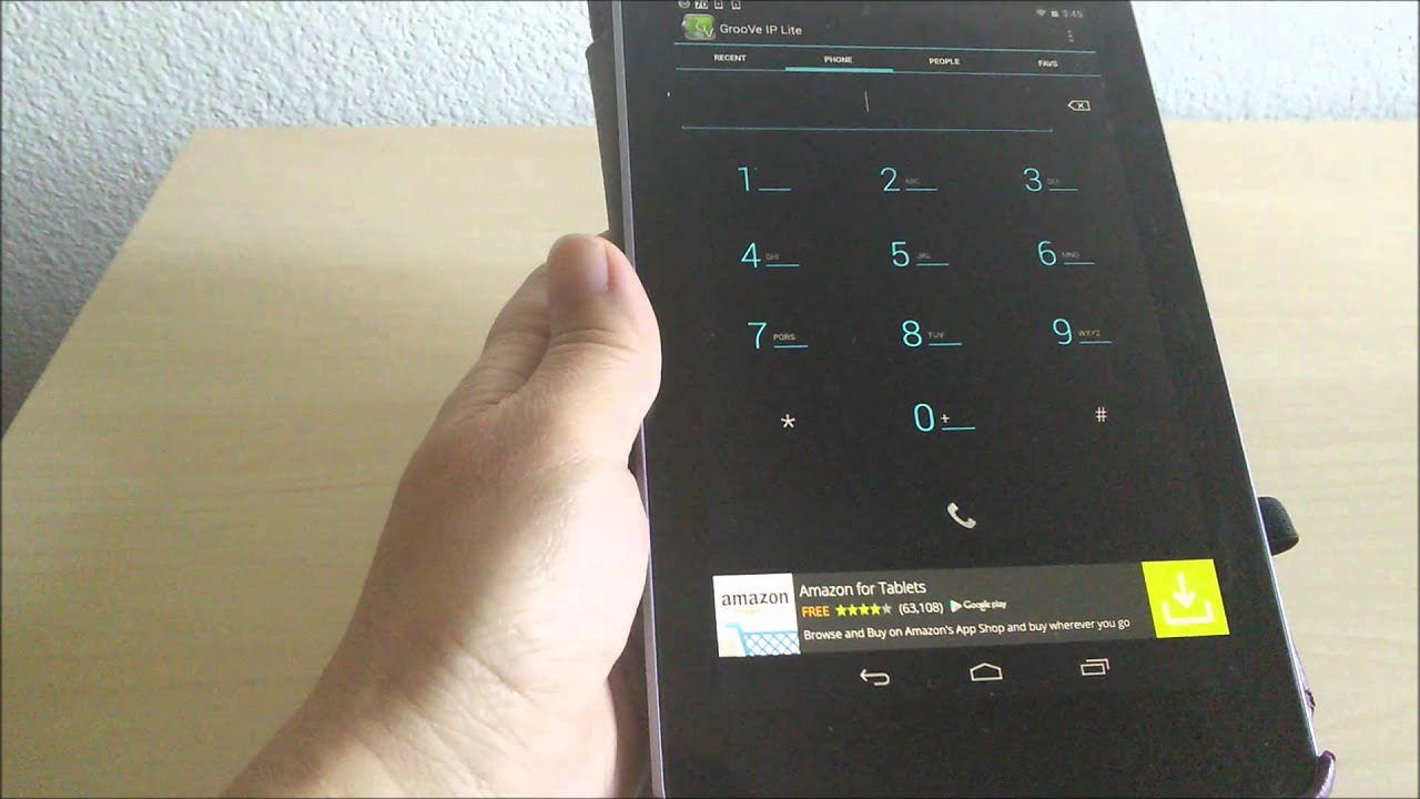 Make free calls over wifi from your Nexus 7