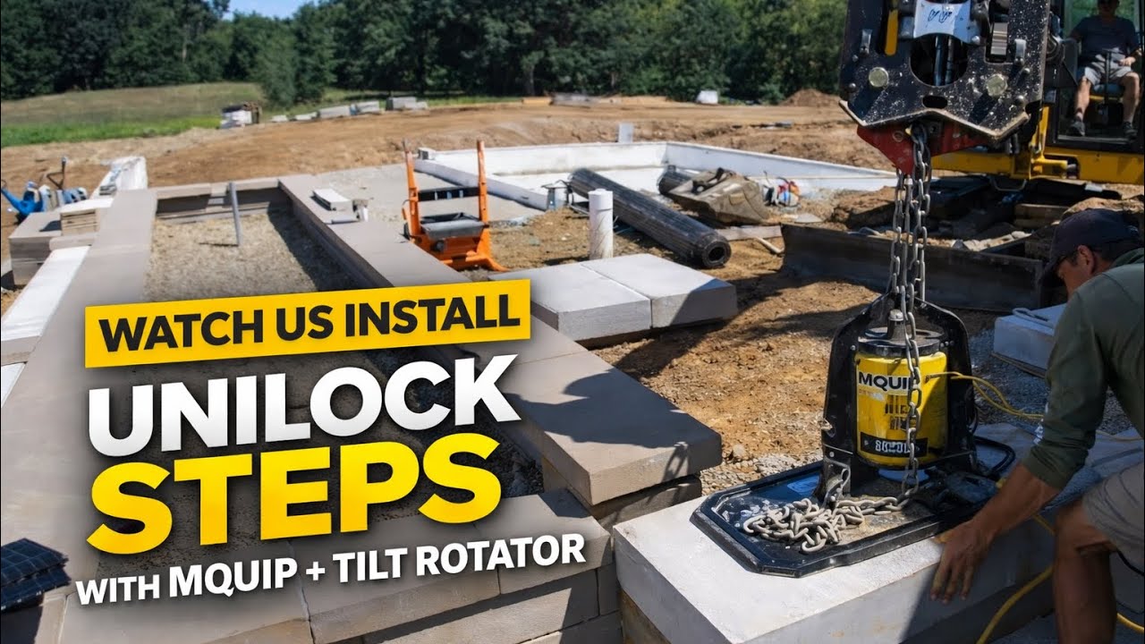 Setting Steps with the MQuip Blizzard – Fast & Precise Installation