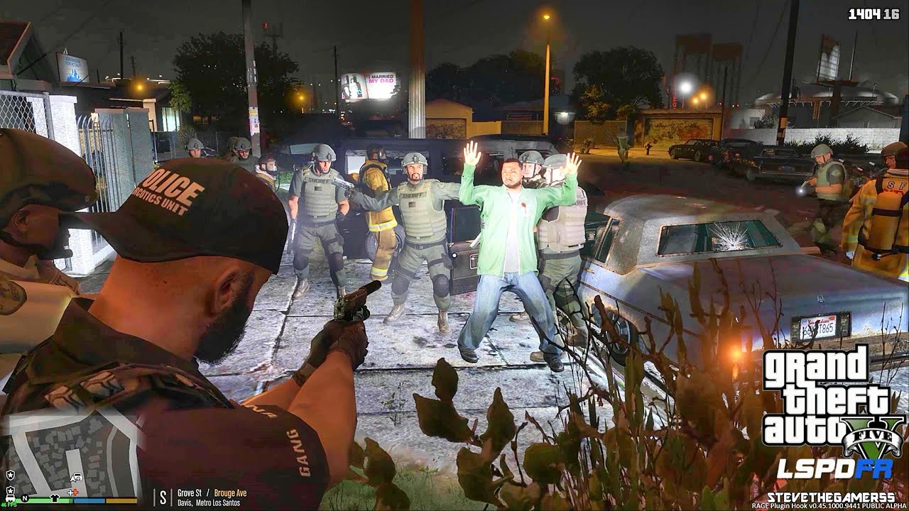 GTA 5 LSPDFR 0.3.1 - Эпизод 174 - Давайте будем копами - Отдел по борьбе с бандитизмом (моды для ...