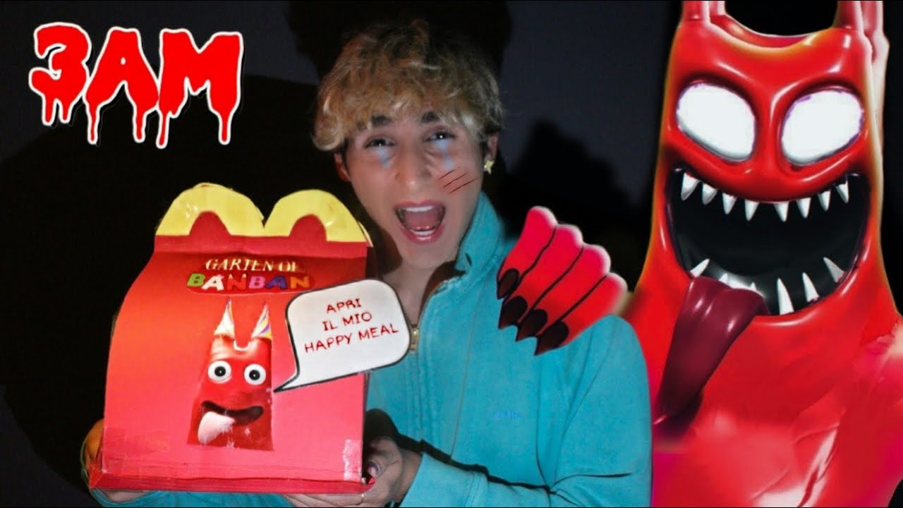 MAI APRIRE L’HAPPY MEAL DI BANBAN ALLE 3 DI NOTTE…😰 *garten of banban 3*