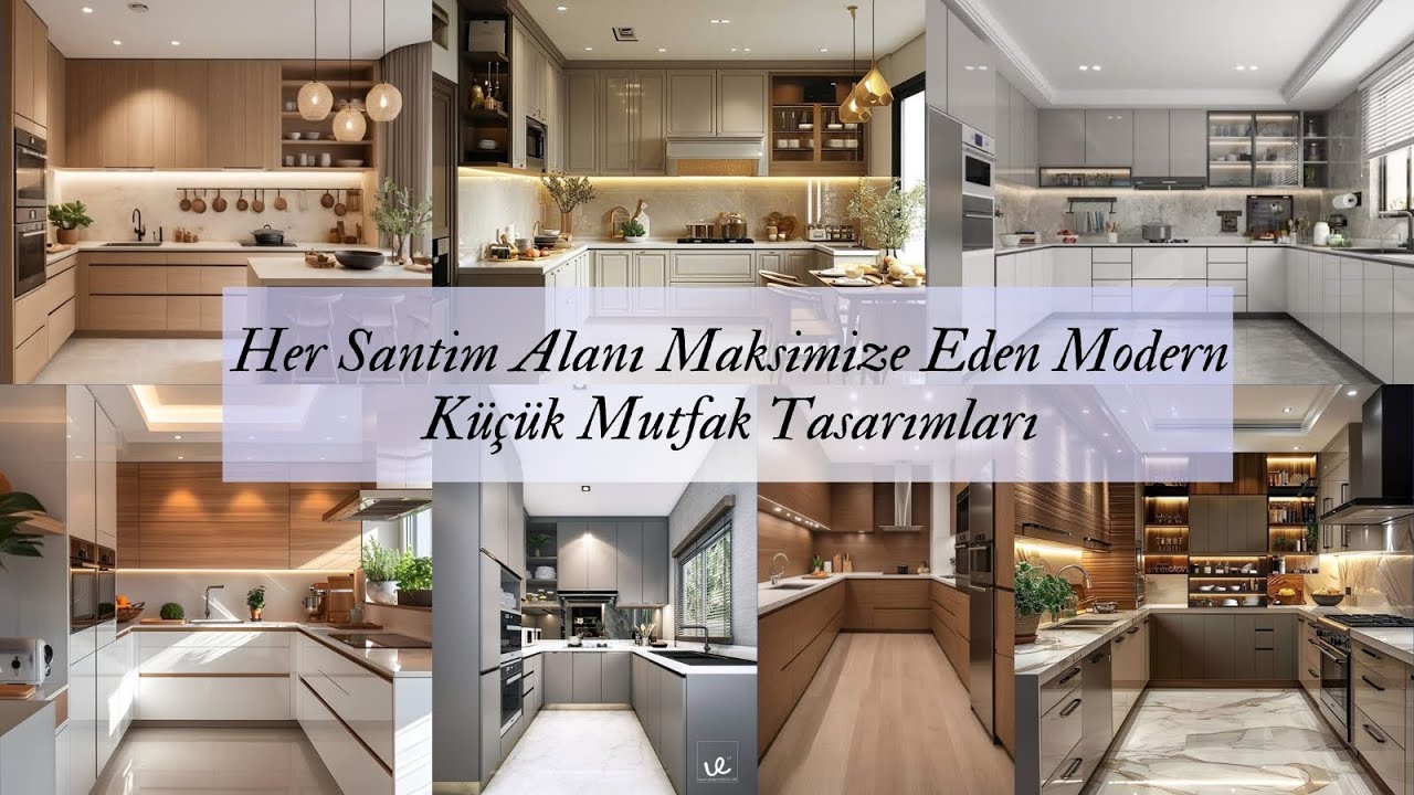Her Santim Alanı Maksimize Eden Modern Küçük Mutfak Tasarımları