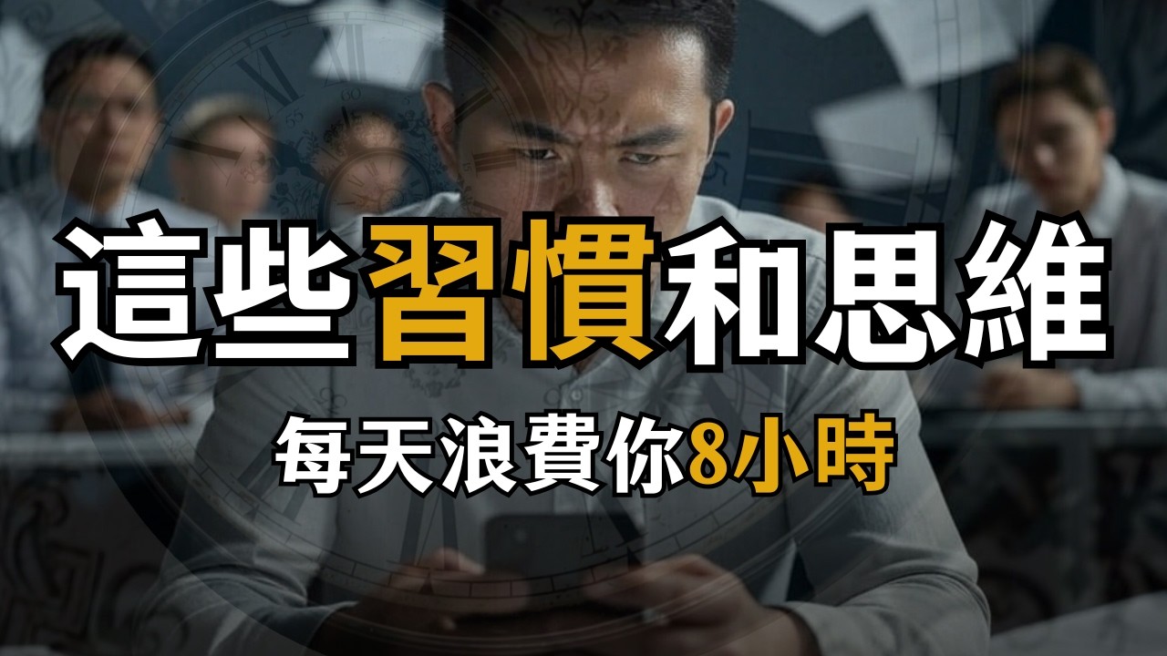 改不掉就很難成功，你中了幾個？參考成功人士的時間觀，利用比別人多的時間去創造價值和改變命運。